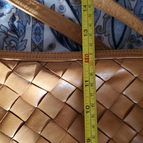 Latico nj USA cognac woven leather bag - Picture 12 of 12